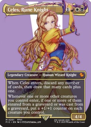 Celes, Rune Knight (Borderless) [Commander: FINAL FANTASY]