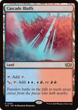 Cascade Bluffs [Commander: Tarkir: Dragonstorm]
