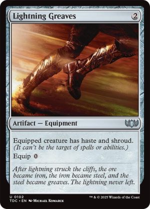 Lightning Greaves [Commander: Tarkir: Dragonstorm]
