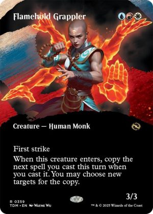 Flamehold Grappler (Borderless) [Tarkir: Dragonstorm]