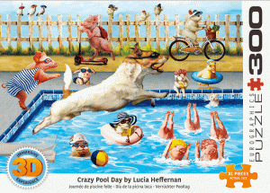 Crazy Pool Day - 3D Lenticular