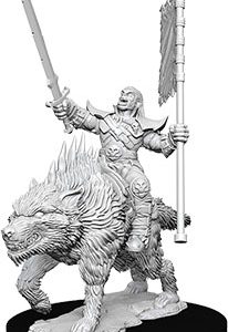Pathfinder Deep Cuts Unpainted Miniatures: W07 Orc on Dire Wolf