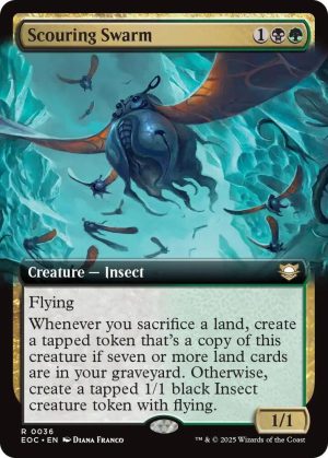 Scouring Swarm (Extended Art) [Commander: Edge of Eternities]