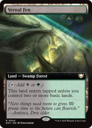 Vernal Fen (Extended Art) [Commander: Edge of Eternities]