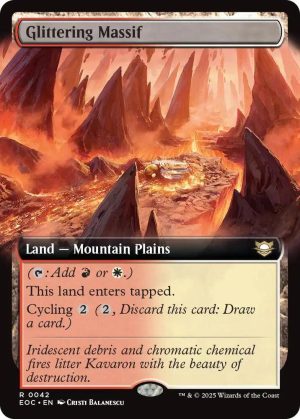 Glittering Massif (Extended Art) [Commander: Edge of Eternities]