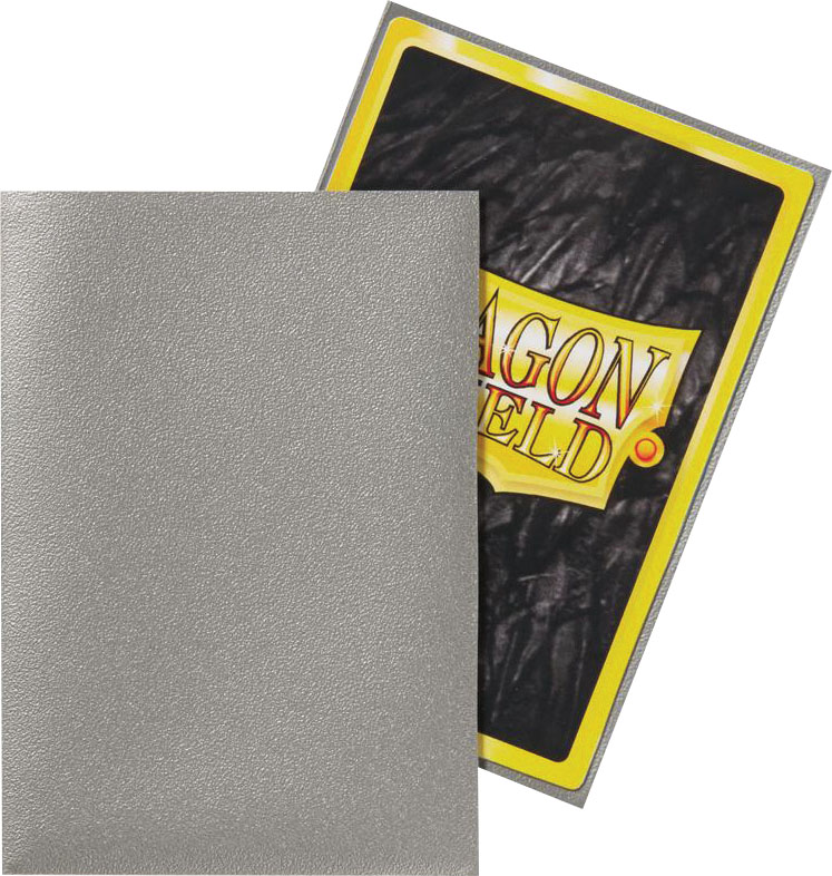 Dragon Shields: (100) Matte Silver (DISPLAY 10)