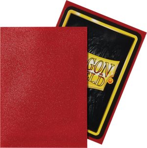 Dragon Shields: (100) Matte Ruby