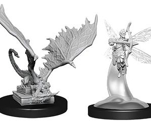 Dungeons & Dragons: Nolzur's Marvelous Unpainted Miniatures - W09 Sprite & Pseudodragon