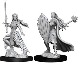 Dungeons & Dragons&colon; Nolzur's Marvelous Unpainted Miniatures - W09 Female Elf Paladin
