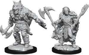 Dungeons & Dragons&colon; Nolzur's Marvelous Unpainted Miniatures - W09 Male Half-Orc Barbarian