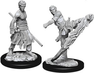Dungeons & Dragons&colon; Nolzur's Marvelous Unpainted Miniatures - W10 Male Half-Elf Monk
