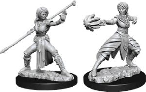 Dungeons & Dragons&colon; Nolzur's Marvelous Unpainted Miniatures - W10 Female Half-Elf Monk