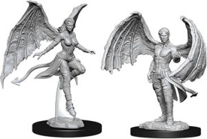 Dungeons & Dragons&colon; Nolzur's Marvelous Unpainted Miniatures - W10 Succubus & Incubus