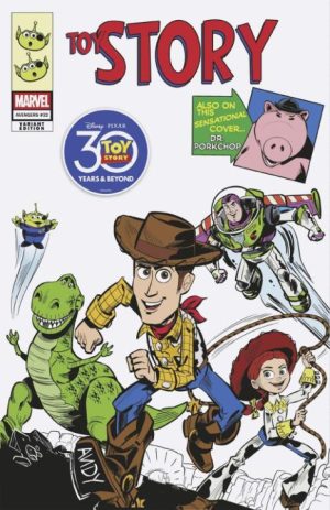 AVENGERS #32 MARCO FORCELLONI PIXAR TOY STORY HOMAGE VARIANT