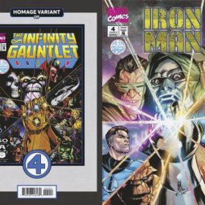 IRON MAN #4 STEFANO CASELLI FANTASTIC FOUR HOMAGE VARIANT