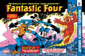 FANTASTIC FOUR #4 ANDREA FRECCERO DISNEY WHAT IF? FANTASTIC FOUR HOMAGE VARIANT