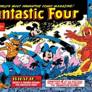 FANTASTIC FOUR #4 ANDREA FRECCERO DISNEY WHAT IF? FANTASTIC FOUR HOMAGE VARIANT
