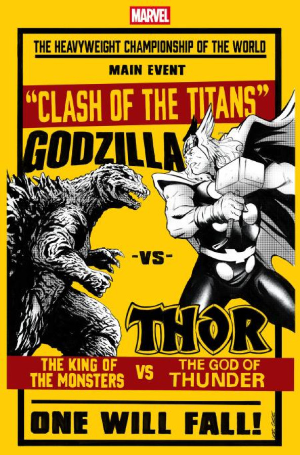GODZILLA VS. THOR #1 LEE GARBETT VERSUS VARIANT
