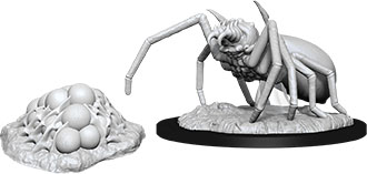 Dungeons & Dragons: Nolzur's Marvelous Unpainted Miniatures - W12 Giant Spider & Egg Clutch