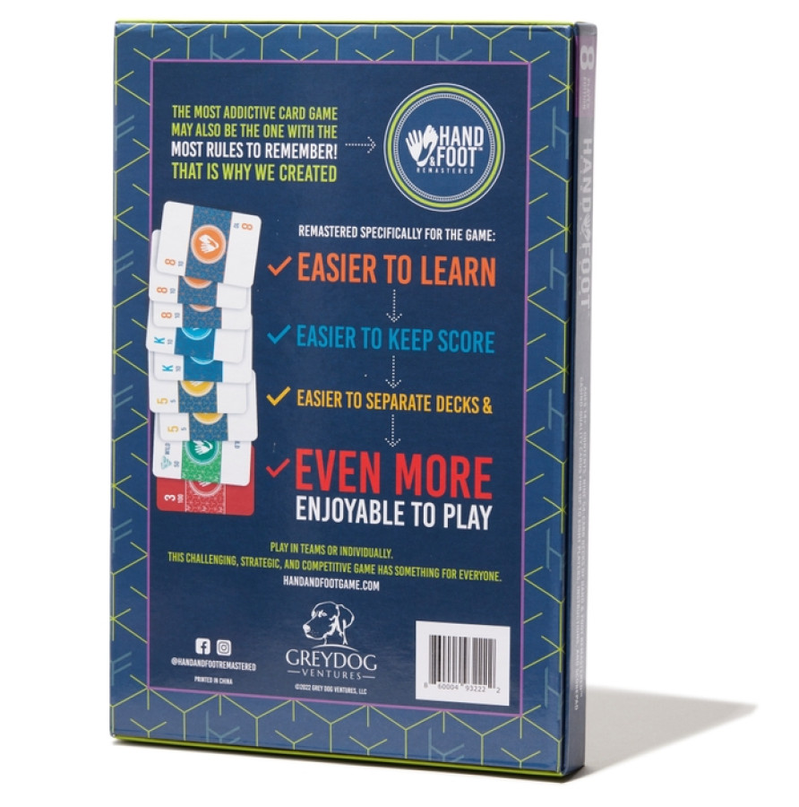 Hand & Foot Remastered Card Game 8 Player Edition - Image 4