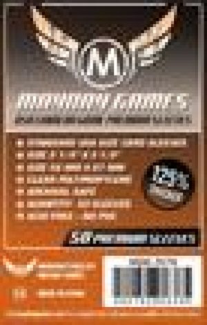 Sleeves: Premium USA Chimera Sleeves 57.5mm x 89mm Dark Orange (50)