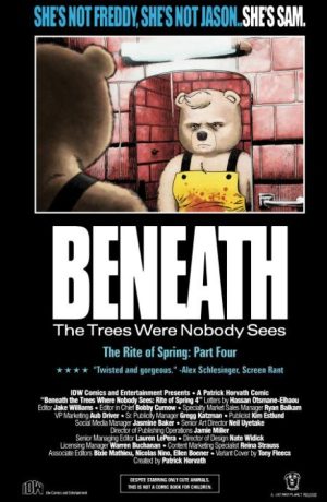 Beneath the Trees Where Nobody Sees: Rite of Spring #4 Variant B (Fleecs Movie Homage Cover)