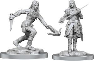 Dungeons & Dragons&colon; Nolzur's Marvelous Unpainted Miniatures - W17 Half-Elf Rogue Female
