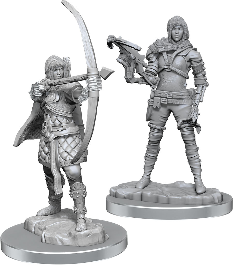 WizKids Deep Cuts Unpainted Miniatures: W20 Human Rogue - Image 2