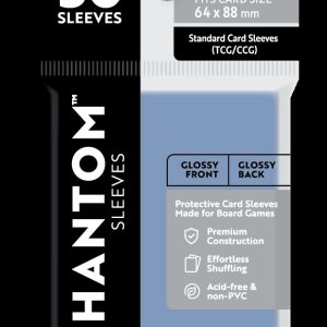 Phantom Sleeves: "Gray Size" (64mm x 88mm) - Gloss/Gloss (50)