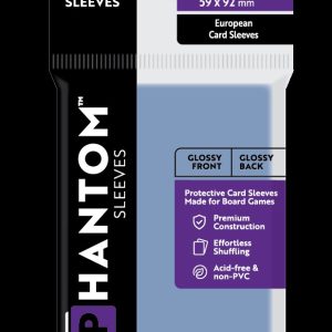 Phantom Sleeves: "Purple Size" (59mm x 92mm) - Gloss/Gloss (50)