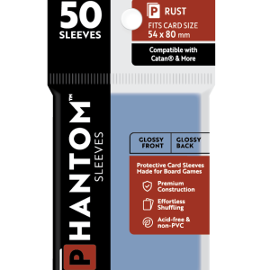 Phantom Sleeves: "Rust Size" (54mm x 80mm) - Gloss/Gloss (50)