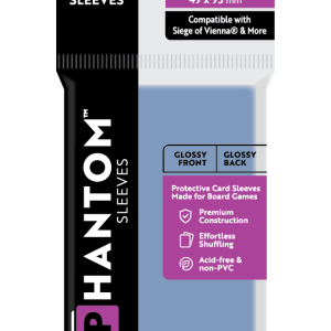 Phantom Sleeves: "Violet Size" (49mm x 93mm) - Gloss/Gloss (50)