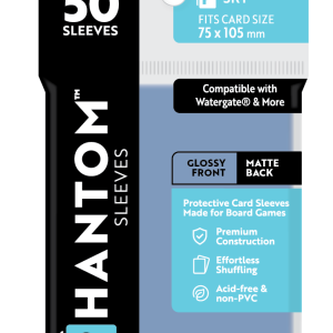 Phantom Sleeves: "Sky Size" (75mm x 105mm) - Gloss/Matte (50)