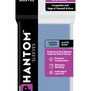 Phantom Sleeves: "Violet Size" (49mm x 93mm) - Gloss/Matte (50)