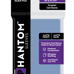 Phantom Sleeves: "Purple Size" (59mm x 92mm) - Matte/Matte (50)