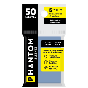 Phantom Sleeves: "Yellow Size" (41mm x 63mm) - Matte/Matte (50)