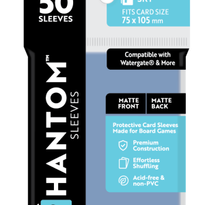 Phantom Sleeves: "Sky Size" (75mm x 105mm) - Matte/Matte (50)