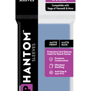 Phantom Sleeves: "Violet Size" (49mm x 93mm) - Matte/Matte (50)