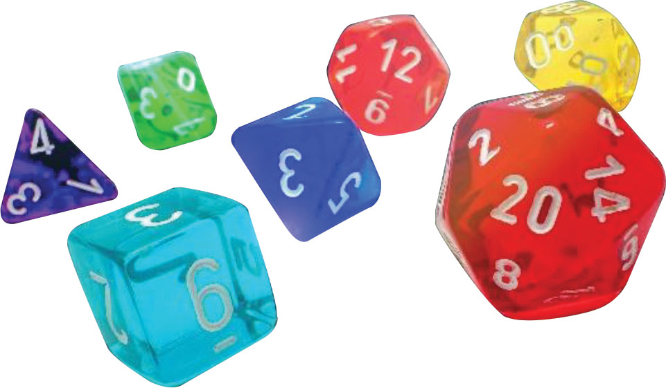 Prism Translucent GM and Beginner Player Polyhedral 7-Die Set - Image 3