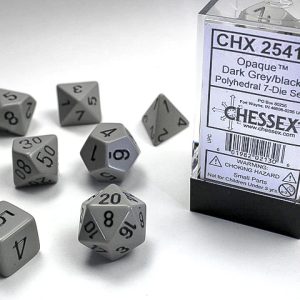 Nostalgia Opaque GM and Beginner Player Polyhedral 7-Die Set