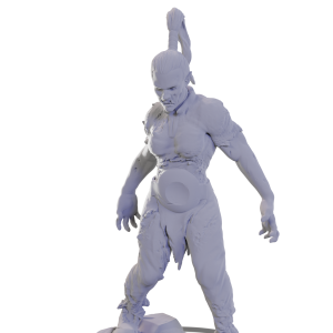 Pathfinder Deep Cuts Unpainted Miniatures: W22 Plague Zombie & Skeletal Champion