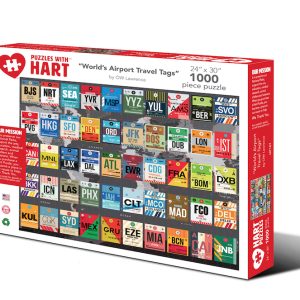 World's Airport Luggage Tags by OW Lawrence