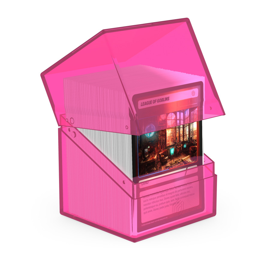 Ultimate Guard: Boulder 100+ Clear - Rhodonite - Image 2