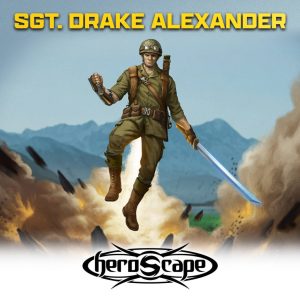 HeroScape - Sgt. Drake Alexander