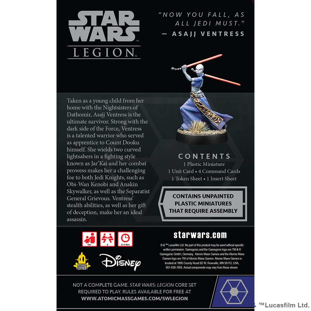 Star Wars: Legion - Asajj Ventress Operative Expansion - Image 2
