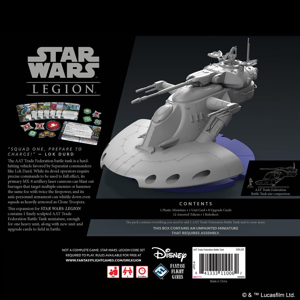 Star Wars: Legion - AAT Trade Federation Battle Tank Unit Expansion - Image 5