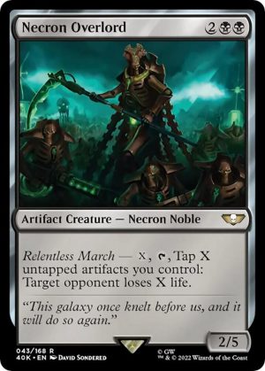 Necron Overlord [Universes Beyond: Warhammer 40,000]