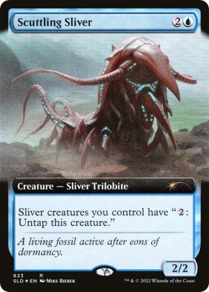 Scuttling Sliver (Extended Art) [Secret Lair Drop Series]