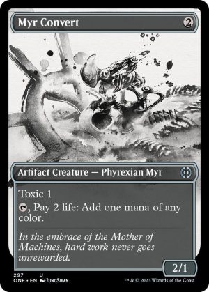 Myr Convert (Showcase) [Phyrexia: All Will Be One]