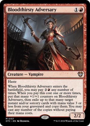 Bloodthirsty Adversary [Commander: Outlaws of Thunder Junction]